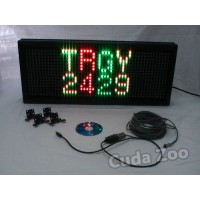 Affordable LED TRGY-2429 Tri Color Programmable Message Sign, 22 x 89